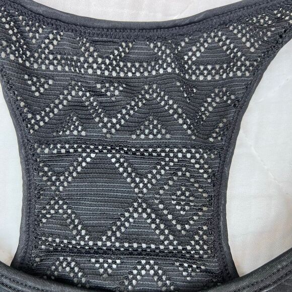 Zyia Active Black Racerback Sports Bra – Size Large - Picture 3 of 7